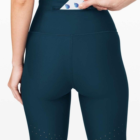 Lululemon Zoned In Tight 27" Leggins  Night Diver (Blue) - Picture 9 of 11